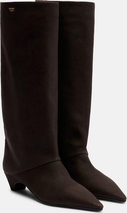 Prada Leather knee-high boots
