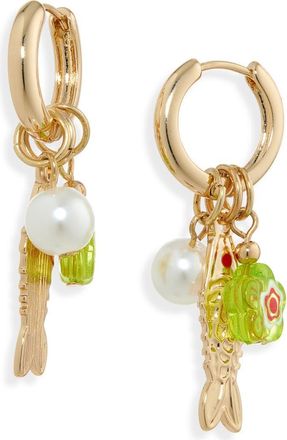 BP. Fish Drop Earrings in Gold Multi at Nordstrom