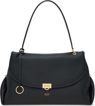 Ferragamo Shoulder Bags - Dames - Schoudertassen - Zwart - ONE Size - Tassen