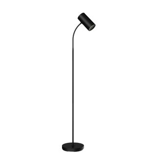 Lindby L&aacute;mpara De Pie karoli En Negro Metal - Lindby