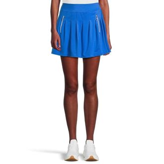 Jamie Sadock Cooltrex 16 Pleated Golf Skort Womens Blue Stretch RED1070