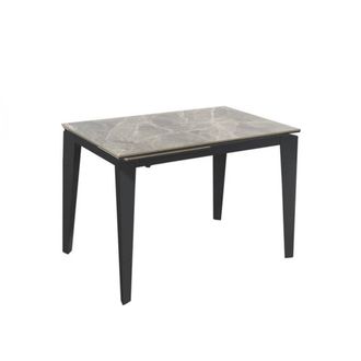 MondoViro Mesa extensible con tapa de cer&aacute;mica 120/170x80 cm