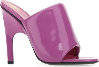 The Attico Womens Purple Eco Varnish Rem Mules 134 Sandali Sandal