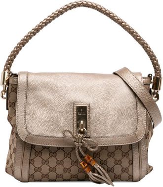 Gucci Pre-owned Gucci GG Canvas Bella Flap Satchel Ladies 8V3IOY72DGENJUZN
