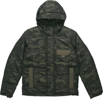 Puma Streetstyle 480 Hooded Camo Down Jacket Black 581639-70