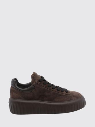 Hogan H-Stripes Suede Platform Sneakers