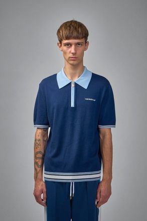Casablanca Merino Knit Tennis Polo Shirt