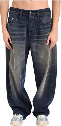 Diesel Wide Jeans - Heren - Loose Fit Jeans - Blauw - W33 L32 - Jeans
