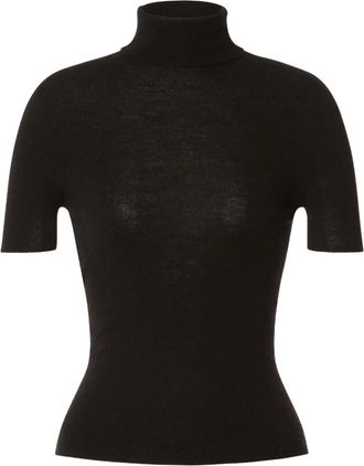 Alberta Ferretti Top a collo alto - Nero