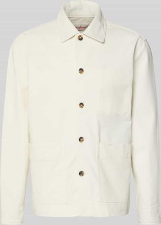 Selected Regular Fit Jeansjacke aus Bio-Baumwoll-Mix Modell HOTEL AMOUR in Offwhite, Gr&ouml;&szlig;e XXL