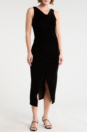 Tart Amaya Velvet Midi Dress in Black at Nordstrom Rack, Size Medium
