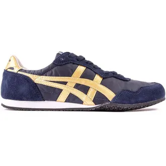 Onitsuka Tiger Mens Serrano Trainers - Blue Nylon - Size UK 10