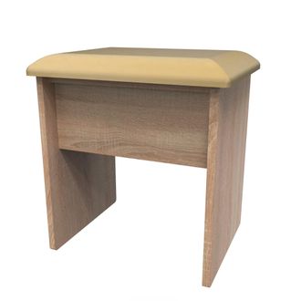 Welcome Furniture Copenhagen Ready Assembled Dressing Table Stool - Bardolino Oak - Welcome Furniture | TJ Hughes