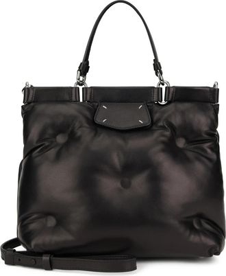 Maison Margiela Glam Slam Tote - Dames - Shoppers - Zwart - ONE Size - Leer - Tassen