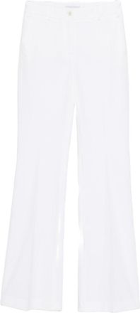 Via Masini 80 Womens Cotton Wide-Leg Trousers