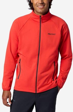 Marmot Leconte Full Zip Fleece Jacket in Brick Red at Nordstrom, Size Xx-Large