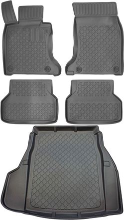 OEM Juego De Alfombrillas Para Coche Y Maletero Para Bmw Serie 5 E60 Sed&aacute;n (07.2003-02.2010)