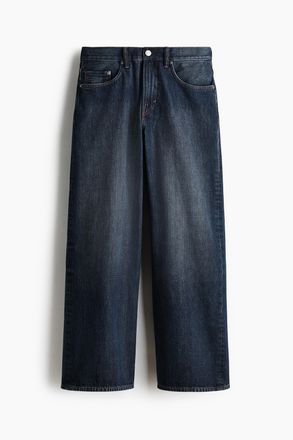 H&M Wide Jeans - Dunkles Denimblau