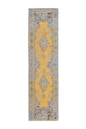 Tom Tailor Alfombra vintage estilo oriental, tejido plano, Oro, 075x290 cm