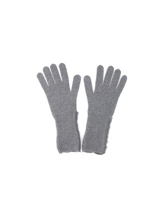Maison Margiela Womens Gloves Grey Wool
