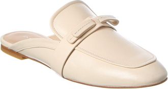 Stuart Weitzman Emma Bow Leather Mule