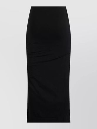 Toteme draped asymmetric midi pencil skirt