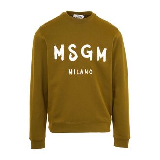 Msgm Msgm, Uomo, Felpe, Verde, S, new