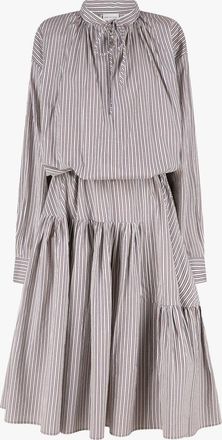 Dries Van Noten Denvo 3132 W.w.dress Brn