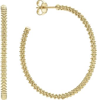 Lagos 18K Large Hoop Earrings in Gold at Nordstrom
