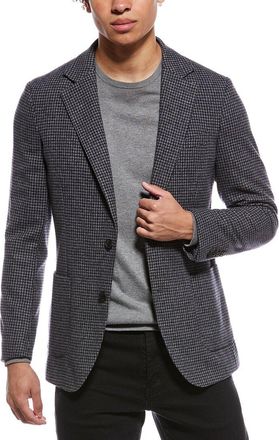 Reiss Wool-Blend Puppytooth Blazer