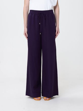 Liu Jo Pantaloni palazzo in misto lino a righe