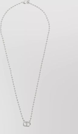 Valentino Garavani brass pendant necklace