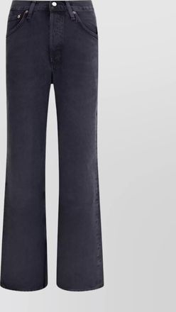 A Gold E v-waistband straight leg trousers