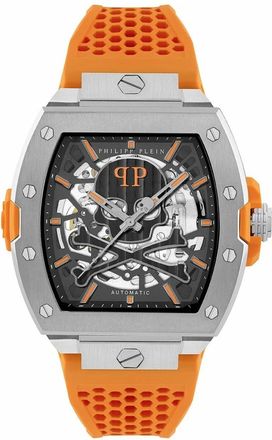 Philipp Plein The Skeleton Limited Edition - Heren - Horloges - Oranje - ONE Size - Accessoires