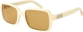 GCDS Beige Plastic Sunglasses