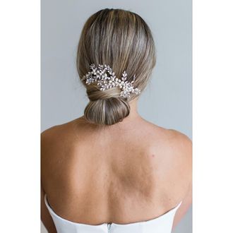 Brides & Hairpins Rumi Halo Hair Comb in Silver at Nordstrom