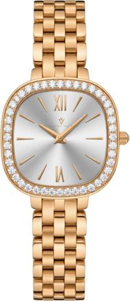 Christian Van Sant Womens Rivoli Silver Square 24mm