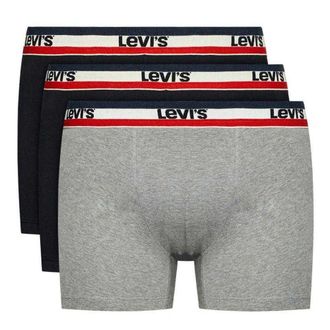 Levi's Heren Boxershort (Pakket van 3) (Zwart/Grijs)