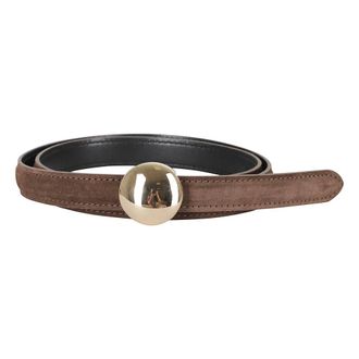 Semicouture Dames, Accessoires, Bruin, Maat: 80 CM Leer