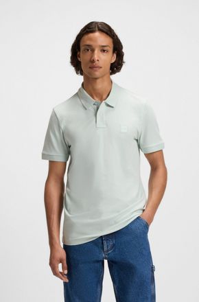 Boss Orange by Hugo Boss Poloshirt BOSS ORANGE Passenger, Herren, Gr. 3XL, blau (open blau474), Jersey, Obermaterial: 95% Baumwolle, 5% Elasthan, Basic h&uuml;ftbedeckend, hoch ges