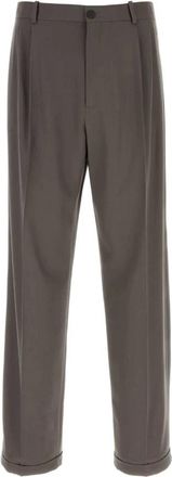 The Row Tosca Pant - Heren - Straight fit broeken - Bruin - W36 - Wol - Broeken
