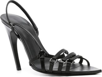 Nensi Dojaka Zwarte sandalen voor vrouwen - Dames - Sandalen met hakken - Zwart - 39 EU - Schoenen