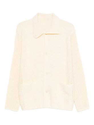 Homme Plissé Issey Miyake pocket button cardigan - Beige