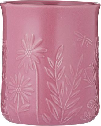 Mason Cash In The Meadow Utensil Crock, 6 x 5 in Pink at Nordstrom