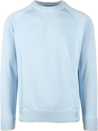 FILIPPO DE LAURENTIIS maglia - Heren - Ronde hals truien - Blauw - 3XL - Katoen - Truien & Vesten