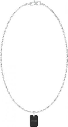 Guess JUMN03212JWSTBKT-U Mens Legacy Necklace - Silver