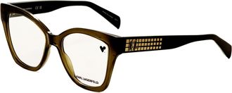Karl Lagerfeld Womens 53 mm Green Opticals