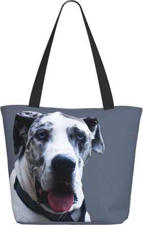 AOOEDM Cute Great Dane Ladies Shopping Bag 13x11x7in.The Perfect ValentineS Day Gift.It Is The Best ValentineS Day Gift For Mom, Daughter, Wife,Etc