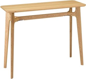 Macabane Consola 100x35 cm en roble macizo