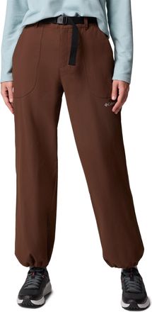 Columbia Womens Brea Falls Nylon Pant Casual, Tobacco, 2X